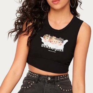 Dancing Queen graphic tank top